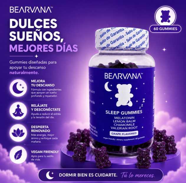 Bearvana Gummies – Suplemento Natural de Bienestar Femenino