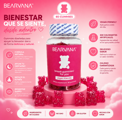 Bearvana Gummies – Suplemento Natural de Bienestar Femenino
