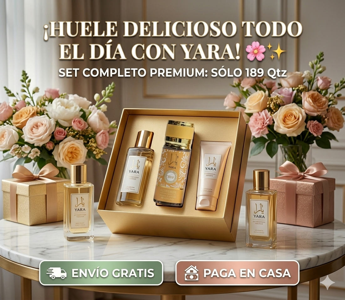 ✨ SET YARA PREMIUM (3 PIEZAS) ✨